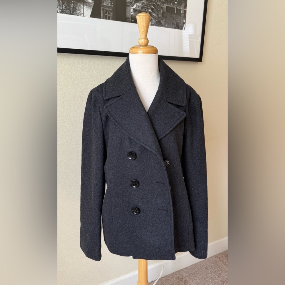 Michael Kors Dark Gray Wool Coat